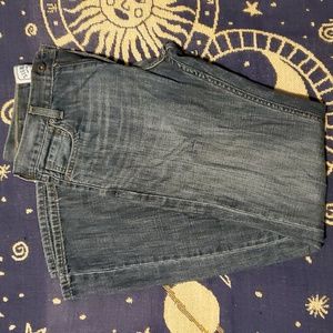 Signature by Levi Strauss Men's Bootcut Jeans - Dark Blue